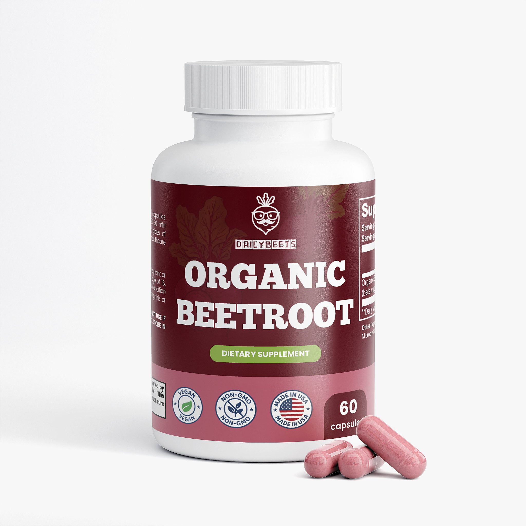 Oxybeat Organic Beetroot Capsules