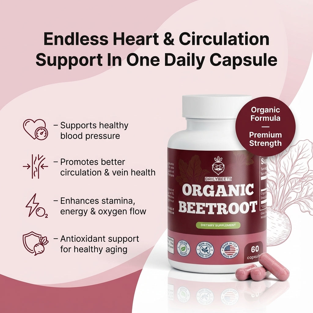 Oxybeat Organic Beetroot Capsules